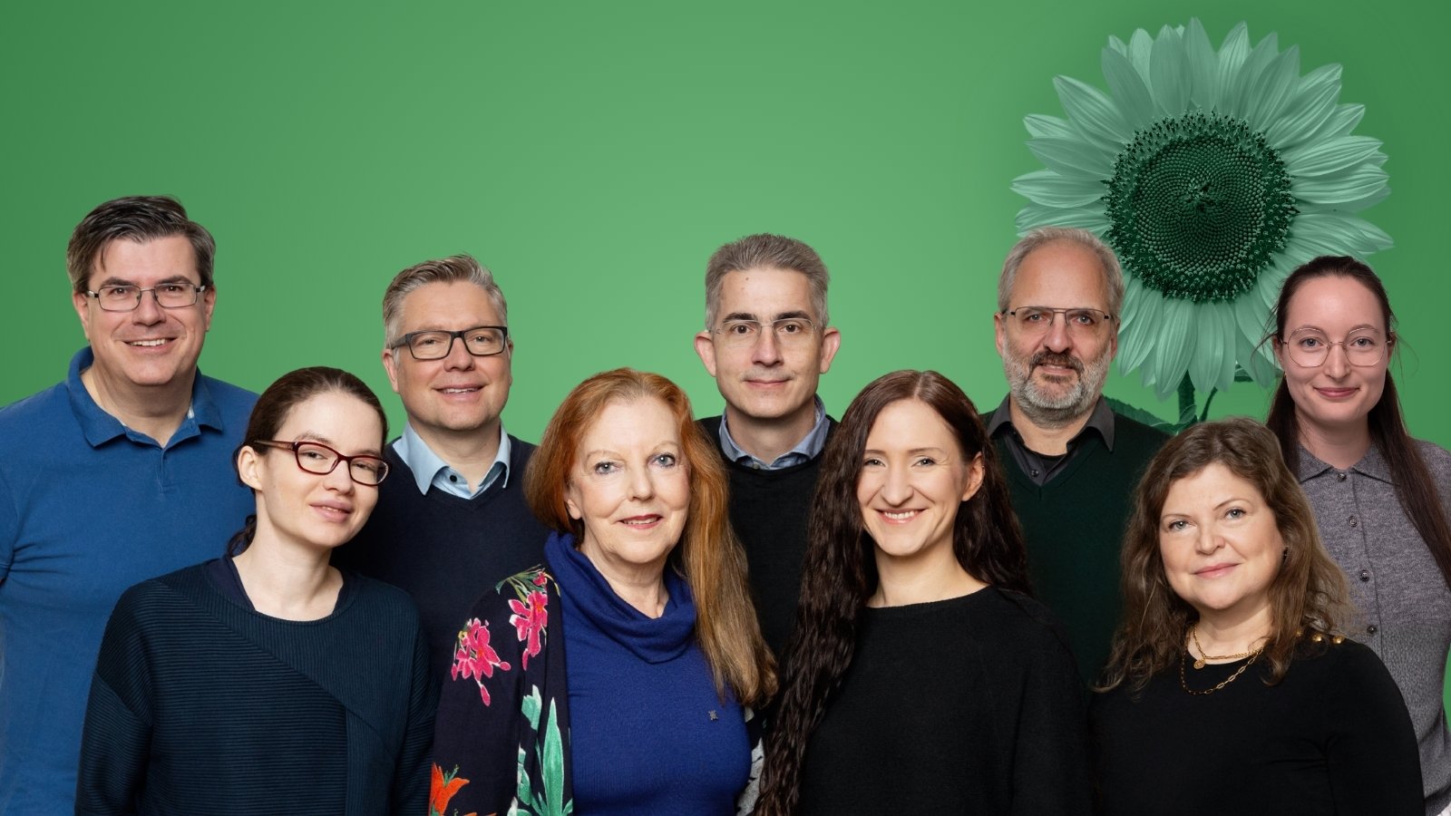 Kandiat*innen der Grünen Kalbach-Riedberg für die Kommunalwahl 2025